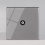 Interrupteur d’éclairage de luxe à bouton-poussoir, en verre trempé, Rj45, TV, Type 86, gris – Image 8