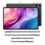Tablette Android 13, écran IPS 10.4", 2000x1200, 8 Go de RAM, 128 Go de ROM, avec emplacement carte SIM 4G LTE – Image 9