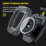 Casque de jeu sans fil avec microphone rabattable, 2.4G, Bluetooth, pour PC, PS4 et PS5 – Image 3