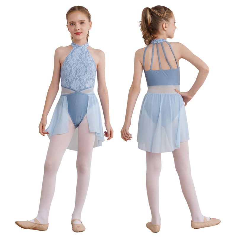 Costume de danse de ballet pour enfant, Justaucorps, respirant et confortable à porter – Image 1