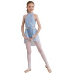 Costume de danse de ballet pour enfant, Justaucorps, respirant et confortable à porter – Image 4