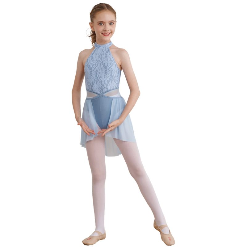 Costume de danse de ballet pour enfant, Justaucorps, respirant et confortable à porter – Image 4