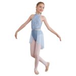 Costume de danse de ballet pour enfant, Justaucorps, respirant et confortable à porter – Image 3