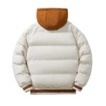 Veste doudoune à capuche épaissie, à l'épreuve du vent, Automne/Hiver – Image 3