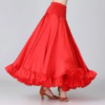 Jupe longue de danse latine, taille haute, Flamenco – Image 6