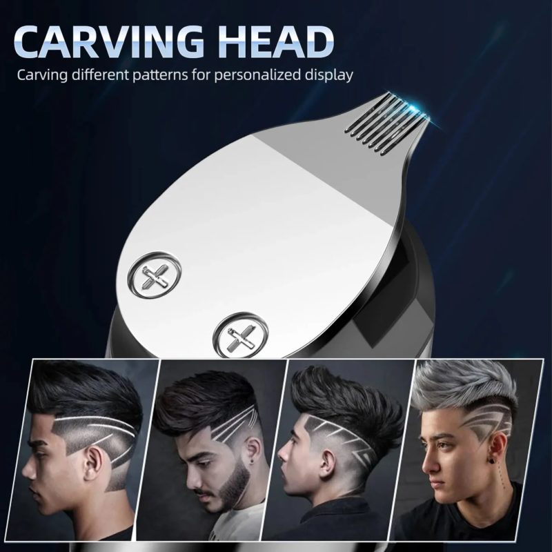 Tondeuse à cheveux et barbe de précision KK-9001T, 11 en 1, étanche, rechargeable – Image 5