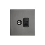 Interrupteur d'éclairage en acier inoxydable, à bouton levier, Rj45, TV, Type 86, gris – Image 5