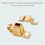 Interrupteur d’éclairage à bouton levier en laiton, minimaliste, ignifuge, Type 86, blanc – Image 6