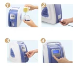 Concentrateur d’oxygène portable de 2 à 9L, atomisation réglable, haute pureté 93% ± 3%, faible bruit – Image 7