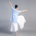 Pantalon de danse fluide pour femme, en mousseline de soie, large et pratique – Image 5