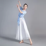 Pantalon de danse fluide pour femme, en mousseline de soie, large et pratique – Image 7