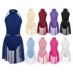 Costume de danse de ballet pour enfant, Justaucorps, respirant et confortable à porter – Image 2