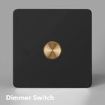 Interrupteur d’éclairage en acier inoxydable, à bouton-poussoir, 2 voies, Rj45, TV, Type 86, noir – Image 7