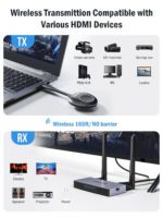 Transmetteur et récepteur vidéo sans fil, 1080P, HDMI, distance 50 m – Image 3