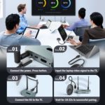 Transmetteur et récepteur vidéo sans fil, 1080P, HDMI, TYPE-C, distance 50 m – Image 6