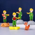 Figurine en résine, Le Petit Prince, Renard et la Rose, artisanat, décoration – Image 5