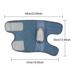 Lot de 2 masseurs chauffants des mollets à pression d’air 360°, appareil de relaxation et de traitement, pressothérapie – Image 8