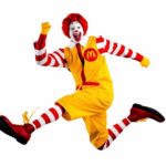Costume de Ronald McDonald pour adulte, déguisement de clown