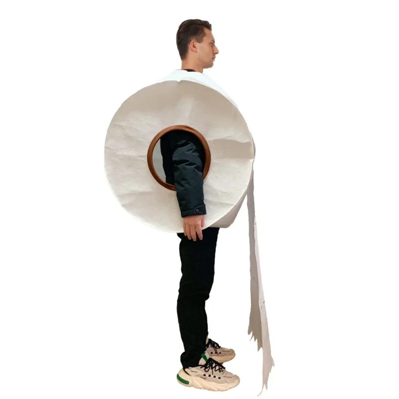 Costume de rouleau de papier toilette, déguisement pour adulte – Image 3