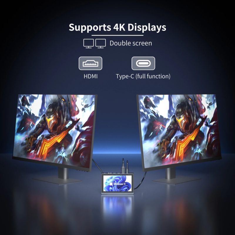 Tablette PC industrielle Higole Gole 2 Pro, Intel N5095, Windows 11, écran tactile 5.5", 16 GB, 256 GB – Image 5