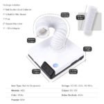 Aspirateur dentaire, collecteur de poussière pour polissage, équipement de laboratoire, 60W, LED – Image 3