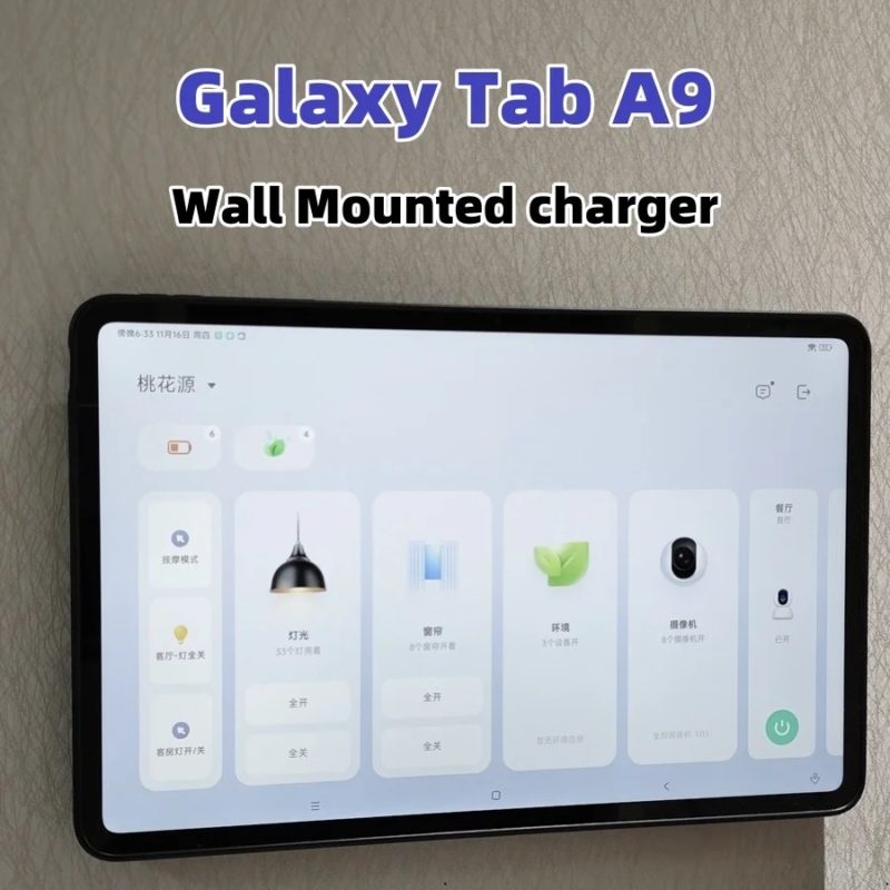 Support mural magnétique pour tablette Samsung Galaxy Tab A9 8.7", charge rapide 18 W, station de développement – Image 2