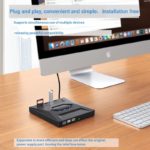 Lecteur optique externe 4 en 1, CD, DVD, RW, VCD, USB 3.0 Type C, avec carte SD, graveur de DVD, lecteur pour ordinateur portable – Image 5