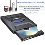 Lecteur optique externe 4 en 1, CD, DVD, RW, VCD, USB 3.0 Type C, avec carte SD, graveur de DVD, lecteur pour ordinateur portable – Image 2