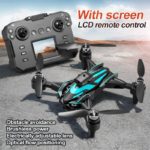 Drone K12 Max à moteur sans balais, écran et caméra HD 4K, évitement d'obstacles et pliable – Image 6