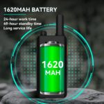 Lot de 6 talkie walkie avec écouteurs et dock de charge B63S, PMR 446, équipement professionnel – Image 3