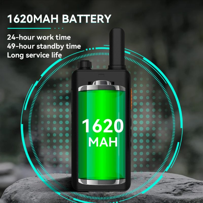 Lot de 6 talkie walkie avec écouteurs et dock de charge B63S, PMR 446, équipement professionnel – Image 3