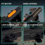 Lot de 6 talkie walkie avec écouteurs et dock de charge B63S, PMR 446, équipement professionnel – Image 2