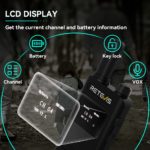 Lot de 6 talkie walkie avec écouteurs et dock de charge B63S, PMR 446, équipement professionnel – Image 6