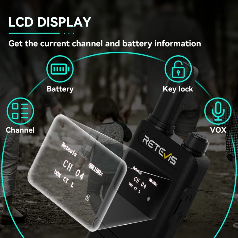 Lot de 6 talkie walkie avec écouteurs et dock de charge B63S, PMR 446, équipement professionnel – Image 6