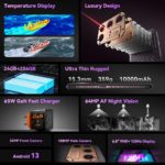 Smartphone robuste IIIF150 Raptor, à imagerie thermique, écran 6.8″ IPS TFT 1080 x 2400px, 12Go, 256Go, Android 13 – Image 2