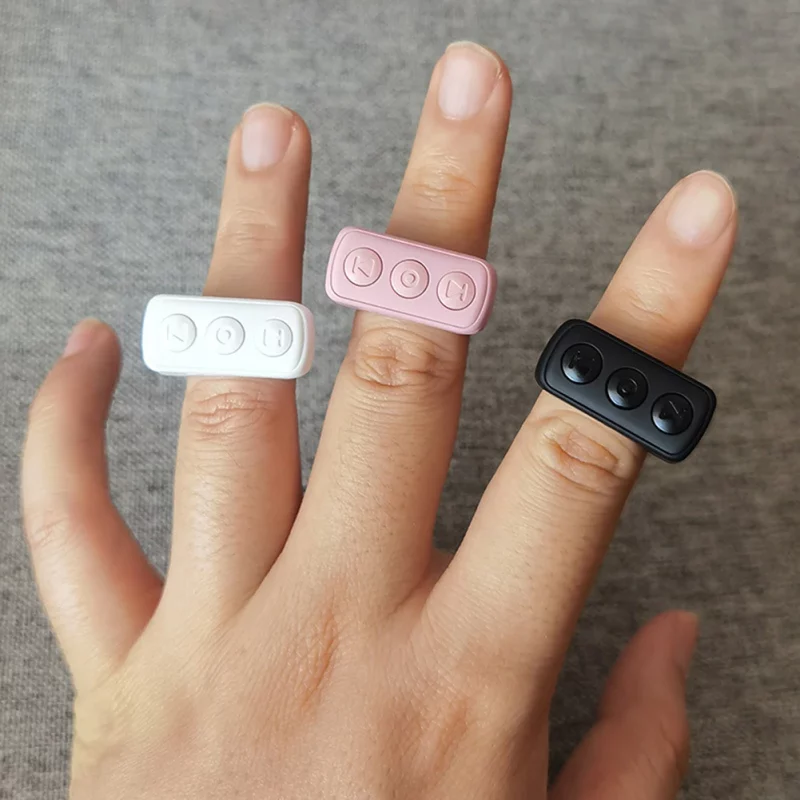 Sc7e1b78088124fc39b691085870a5ed0g Télécommande Bluetooth pour smartphone D01 Pro, bague de contrôle Tik Tok, Selfie, Lazy, Android et iOS – Image 2