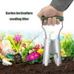 Planteuse en métal, bulbes, graines, outil de plantation avec marquage de profondeur – Image 4