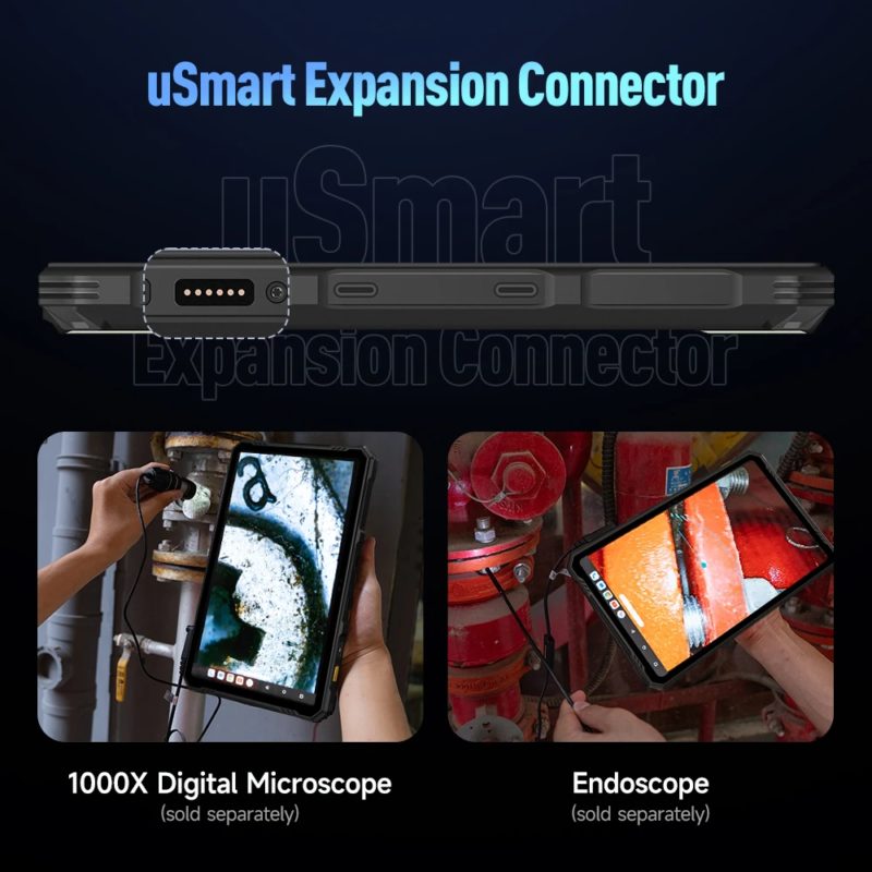 Tablette robuste Ulefone Armor Pad 3 Pro, écran 10.36" 1200 x 2000 FHD+, IPX8, 8GB, 256GB LTE, 33280 mAh, uSmart, Android 13 – Image 3