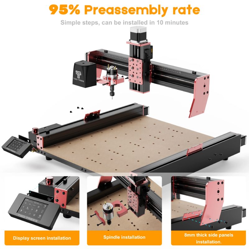 177145-ey9gds.jpg Machine CNC, FTTC450 Pro, pour sculpture et gravure sur bois et aluminium, fraisage de coupe – Image 2