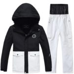 Ensemble veste et pantalon de Ski, Snowboard pour enfant, chauds, imperméables et respirants, vêtements d’hiver – Image 3