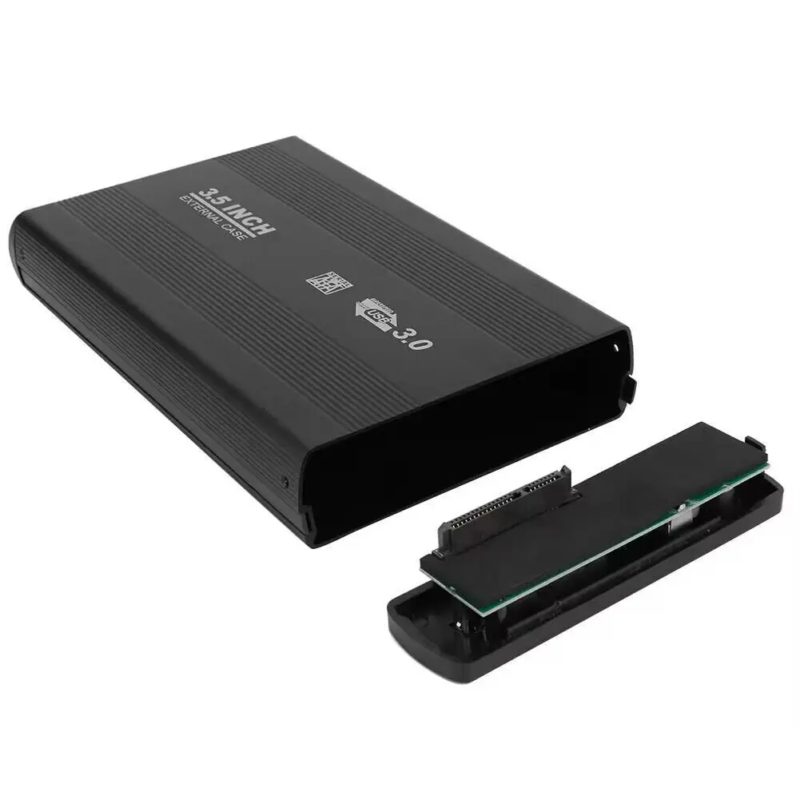 Châssis externe pour disque dur externe SATA USB 3.0, en alliage d'aluminium, avec câble USB – Image 2