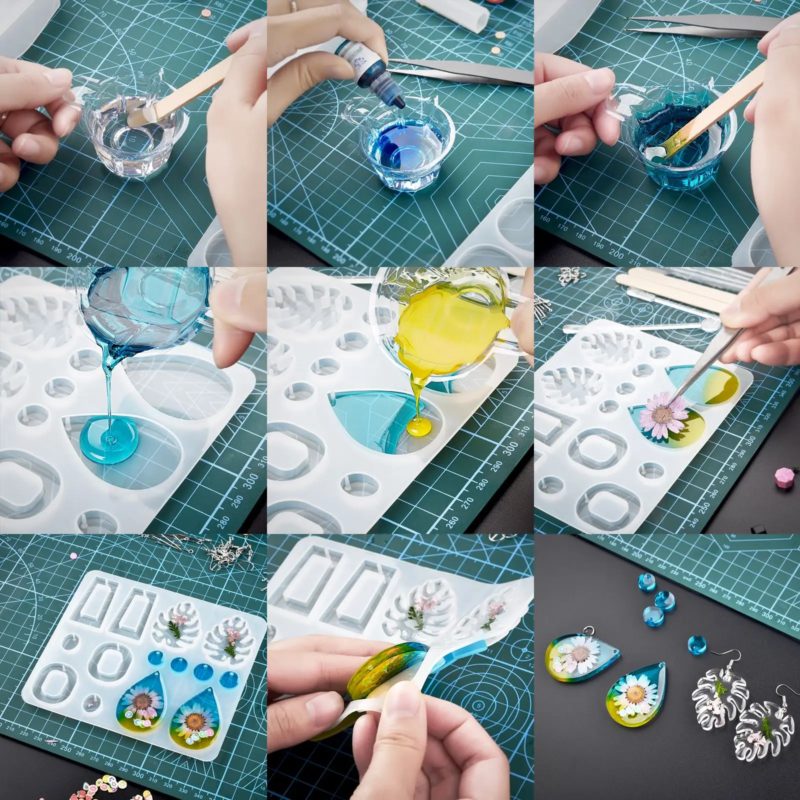 AB Résine époxy à séchage rapide, 250ml à 500ml, pour l'artisanat – Image 2