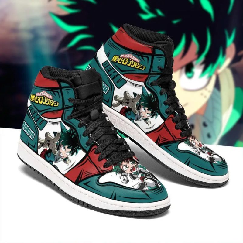 Chaussures décontractées, basket avec impression de Manga, Bleach, Sanji, My Hero Academia – Image 2
