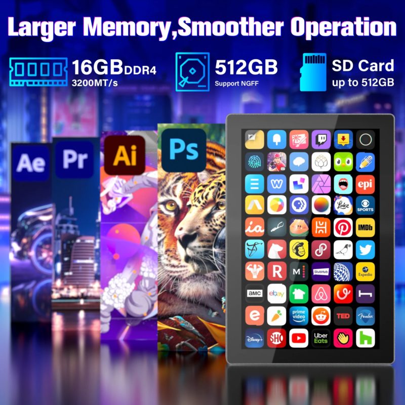 178244-snopno.png Tablette PC industrielle Higole F9B Pro, écran tactile 7'', Intel N100, WiFi5, 16GB DDR4, 512GB eMMC, 5000 mAh – Image 5