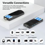 PC Stick Higole, Intel Celeron J4125, Windows 11, USB PD3.0, HDMI 4K, Gigabit Ethernet, WiFi 5.0, BT 5.2, pour le bureau et la maison – Image 5