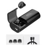 Écouteurs intra-auriculaires Bluetooth 5.0 TWS, étui de chargement 4800mAh, avec micro et câble USB de type C