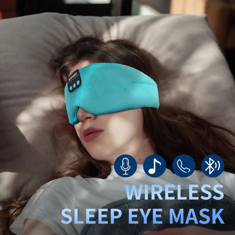 Casque de sommeil avec écouteurs intégrés, Bluetooth 5.3, 18 heures de temps de lecture, accessoire de voyage pour le sommeil – Image 3
