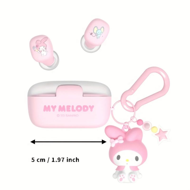 178440-j30ync.jpg Écouteurs sans fil Bluetooth 5.1 TWS, Sanrio JS-0102, USB Type-c, 5 heures d’autonomie – Image 7