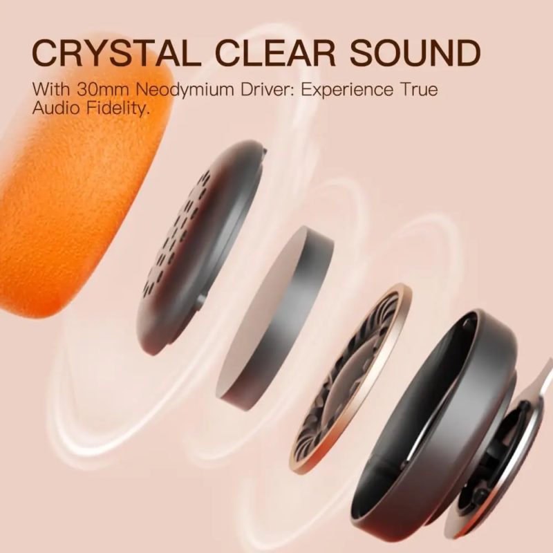 Casque audio rétro, iKF Y3, qualité sonore HiFi, néodyme, diamètre 30 mm – Image 2