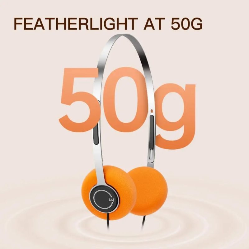 Casque audio rétro, iKF Y3, qualité sonore HiFi, néodyme, diamètre 30 mm – Image 3